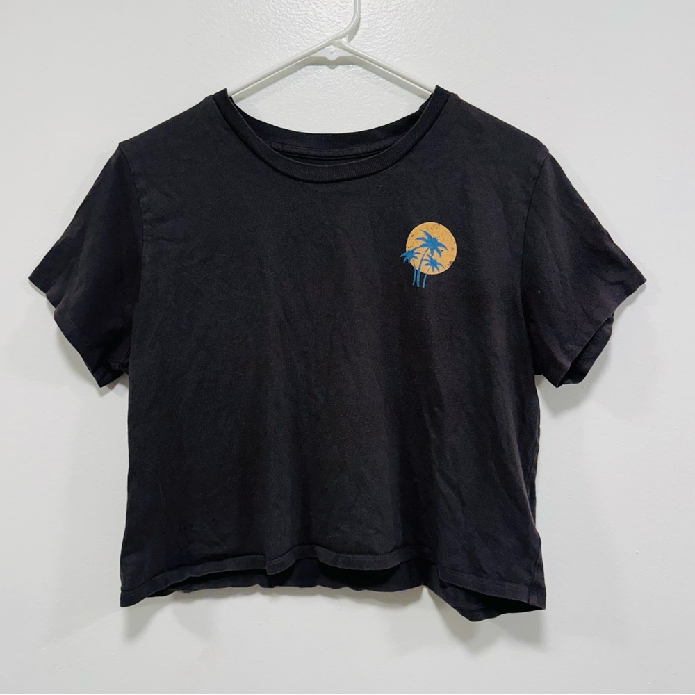 Pura Vida gray surf tour crop top! Women’s size large!